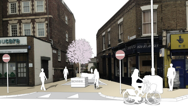 The photo for Leytonstone Town Centre mini-Holland.